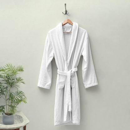 White Frotté Bathrobe