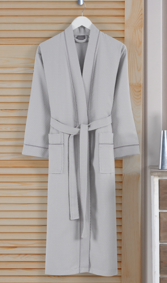 The Waffle Piqué Bathrobe